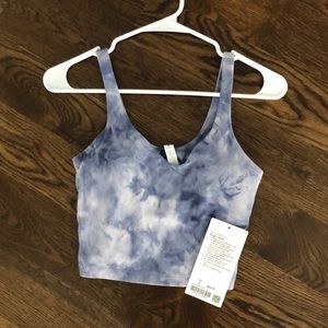 NWT Lululemon Align Tank Diamond Dye Iced Iris